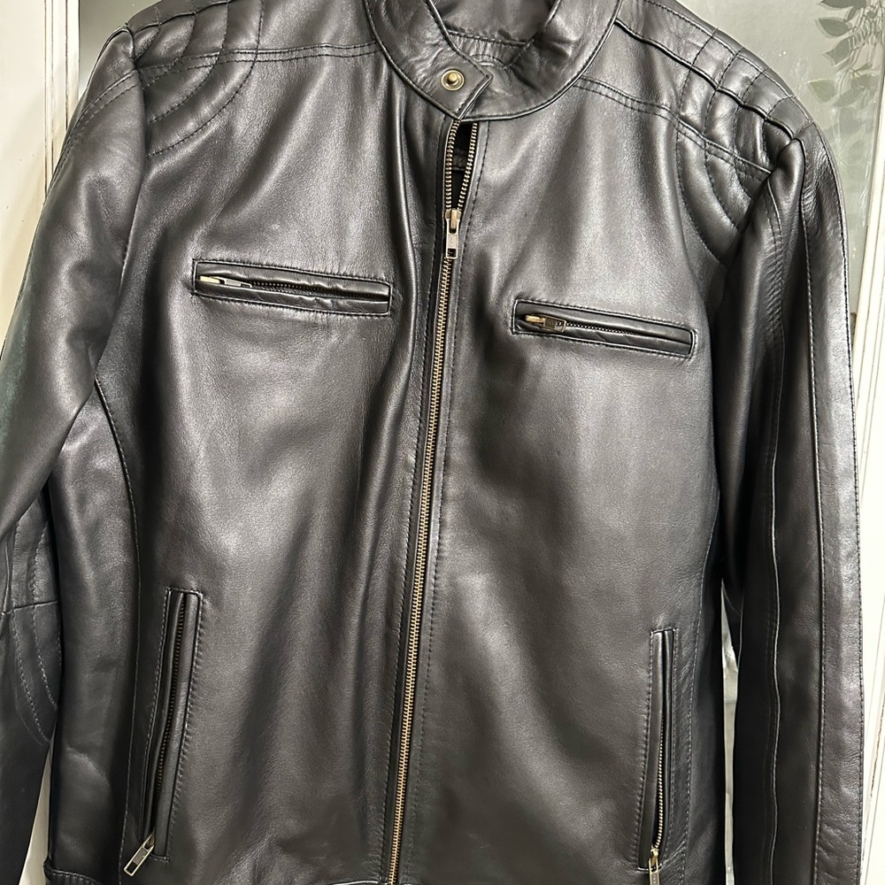 Men’s leather jacket